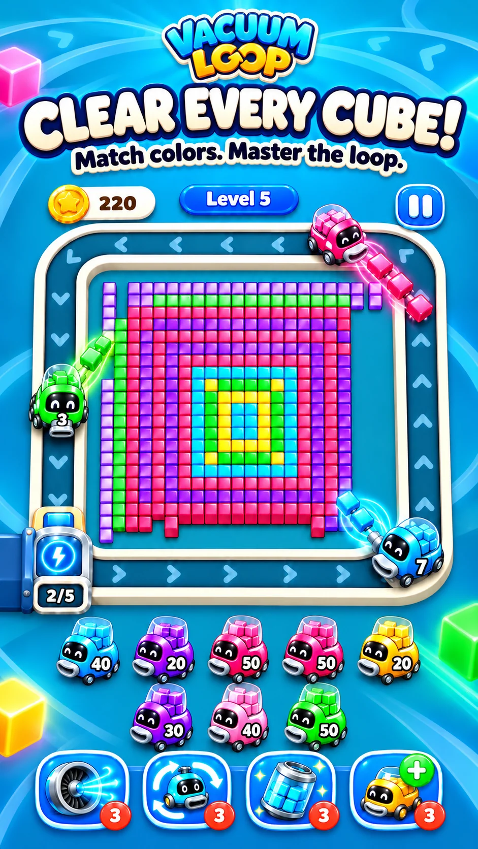 Vacuum Loop — Color-matching gameplay